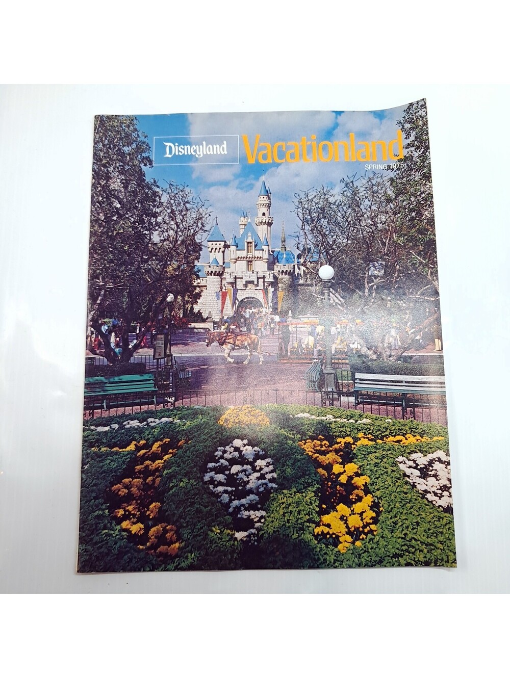 Disneyland Vacationland Magazine Spring 1975 75 Sleeping beauty Castle vintage